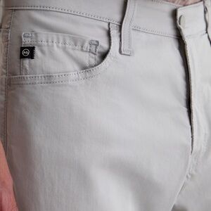 Ag Adriano Goldschmied Men's Light Gray Slim Jeans